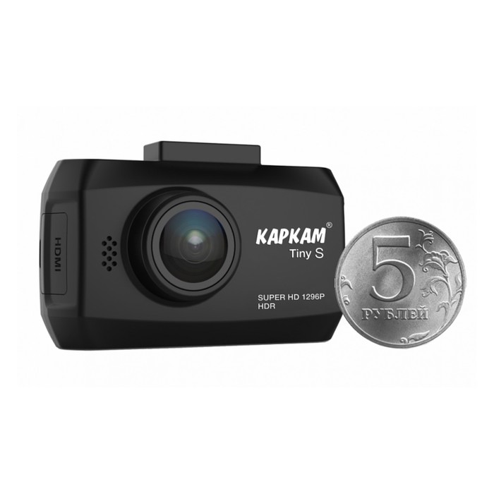 Видеорегистратор Carcam Каркам Tiny S GPS, три камеры, 1.5&quot;, 160°, 2304x1296