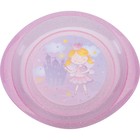 Тарелка детская «Принцесса», диаметр 18 см, для вторых блюд, от 4 мес., цвета МИКС - фото 8104264