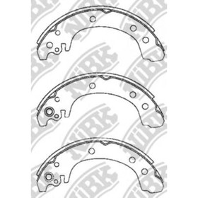 Колодки тормозные барабанные NIBK FN0627 3224931