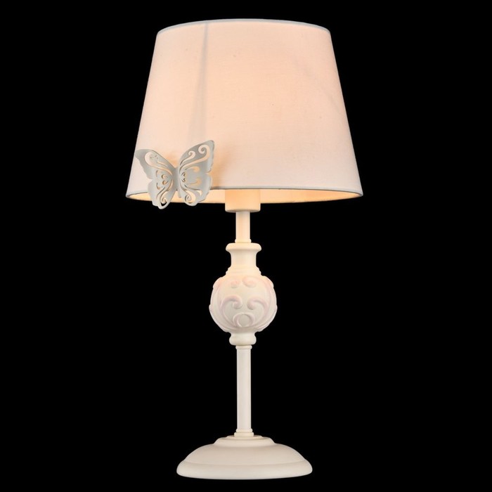 Настольная лампа  Fiona 1x40W E14 пастельно - розовый 22x22x40см - фото 9271931
