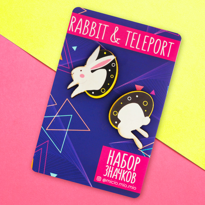 Значок на подложке &quot;Rabbit&amp;Teleport&quot;