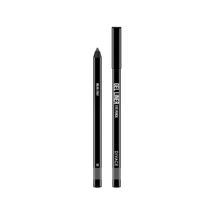 Гелевый карандаш для глаз Divage, Gel liner, цвет № 03