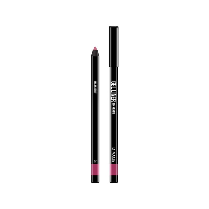 Гелевый карандаш для губ Divage, Gel liner, цвет № 04