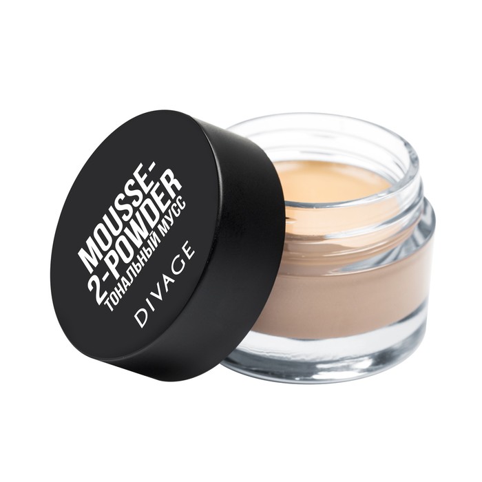 Тональная основа Divage FOUNDATION IN A JAR, в банке, mousse-to-powder № 01