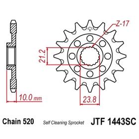 Звезда ведущая JTF1443-13SC, JT sprockets 2853945