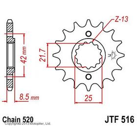 Звезда ведущая JTF516-16, JT sprockets 2853968