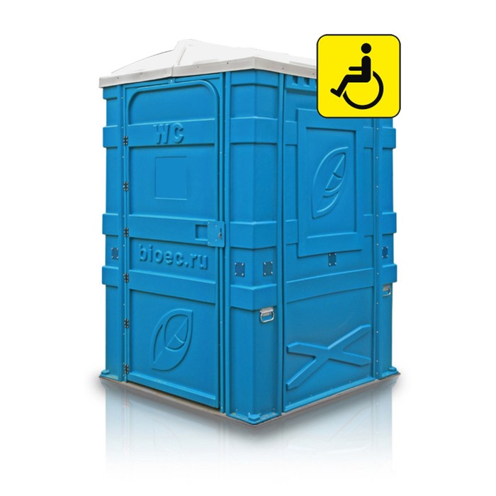 Туалетная кабина &quot;EcoLight Max&quot;, разобранная, голубая