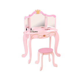 Туалетный столик (трельяж) с зеркалом для девочки «Принцесса»