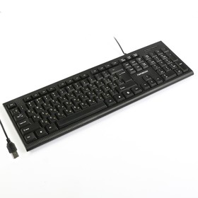 Клавиатура "Гарнизон" GK-120, проводная, мембранная, 104 клавиши, USB, чёрная