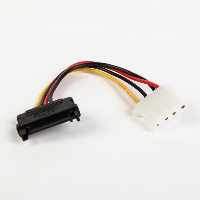 Кабель питания SATA Cablexpert, sata 15pin/molex 4pin, 15см