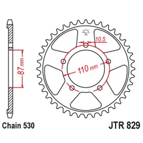Звезда ведомая JT sprockets JTR829-43 3264223