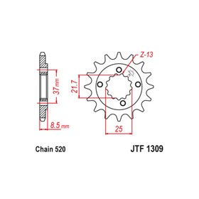 Звезда ведущая JT sprockets JTF1309-15 3263664