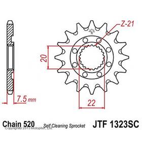 Звезда ведущая JT sprockets JTF1323-13SC 3263666