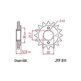 Звезда ведущая JT sprockets JTF511-15 3263902
