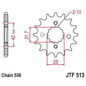 Звезда ведущая JT sprockets JTF513-13 3263905