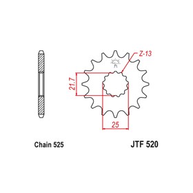 Звезда ведущая JT sprockets JTF520-14 3263918