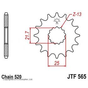 Звезда ведущая JT sprockets JTF565-16 3263961