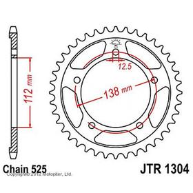 Звезда ведомая JT sprockets JTR1304-45 3264018
