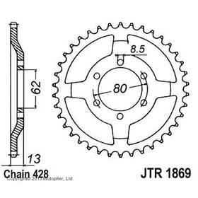 Звезда ведомая JT sprockets JTR1869-45 3264077
