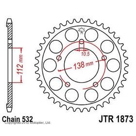 Звезда ведомая JT sprockets JTR1873-48 3264079