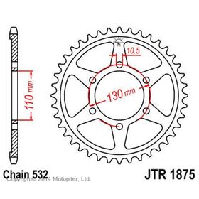 Звезда ведомая JT sprockets JTR1875-48 3264080
