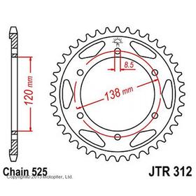 Звезда ведомая JT sprockets JTR312-40 3264124