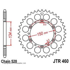 Звезда ведомая JT sprockets JTR460-43 3264127