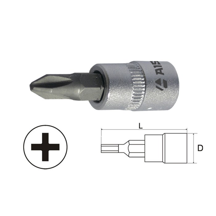 Головка-бита AIST, PH-3, 1/4&quot;