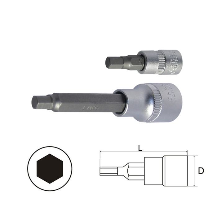 Головка-бита AIST, шестигранная, 10 мм, 1/2&quot;