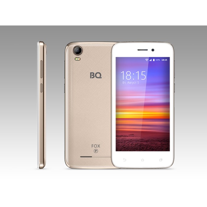 Смартфон BQ S-4583 Fox Power Gold 2sim,4,5&quot; IPS,854*480, 8Gb, 1Gb RAM, 5Mp+2Mp