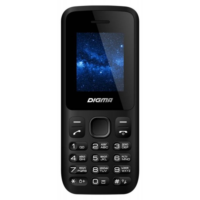 Сотовый телефон Digma LINX A101 Black 2sim, 1,8'' TN