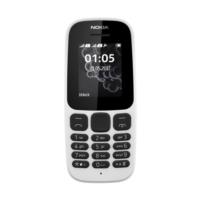 Сотовый телефон Nokia 105 DS White TA-1034