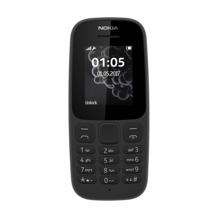 Сотовый телефон Nokia 105 SS Black TA-1010