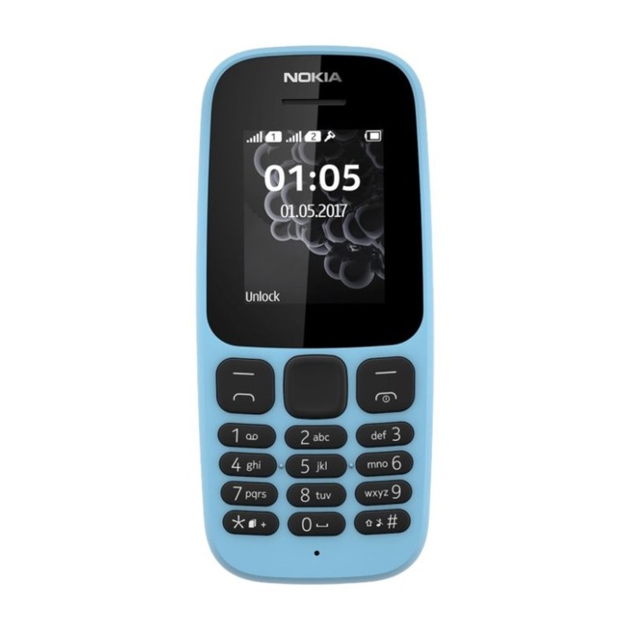 Сотовый телефон Nokia 105 SS Blue TA-1010