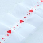 Рюш на автомобиль сборная, полиэстер, белая Рюш на автомобиль сборная, полиэстер, белая