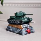 Копилка "Танк Т-34", зелёный цвет, 15 см Копилка "Танк Т-34", зелёный цвет, 15 см