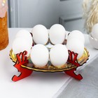 Easter stand for 8 eggs "Temple", 19,5×19,5 cm