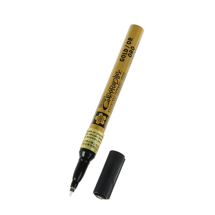 Маркер для каллиграфии Sakura Pen-Touch Calligrapher 1.8 мм спирт.осн. Золотой XPSK-C#51