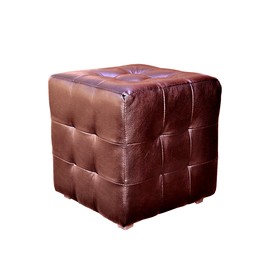 Пуф «Куб» коричневый