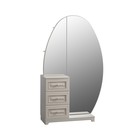 Шкаф комбинированный Белла зеркало 1050х420х1758 Белый/джелато софт - фото 8028095