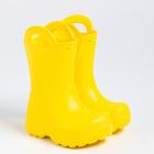 Сапоги резиновые детские, цвет жёлтый, размер 22-23 - фото 21098