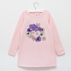 Платье детское KAFTAN "Цветы" розовый, р-р 30 (98-104см) 3-4г, 100% хл Платье детское KAFTAN "Цветы" розовый, р-р 30 (98-104см) 3-4г, 100% хл