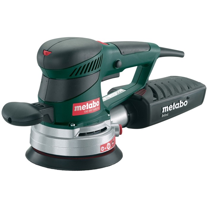 Эксцентриковая шлифмашина Metabo SXE 450 TurboTec, 350Вт, 150мм, 11000 об/мин, ампл. 6.2мм