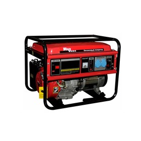 Генератор бензиновый RedVerg RD-G 8000ENA, 6/6.5 кВт, 25л, розетки 2 16А, ручной/эл. старт
