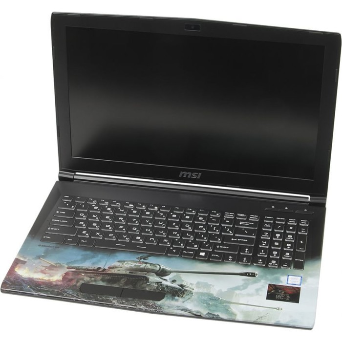 Ноутбук MSI GP62M 7RDX(WOT Edition)-2097XRU Core i7 7700HQ,8Gb,1Tb,15.6,Free DOS,черный