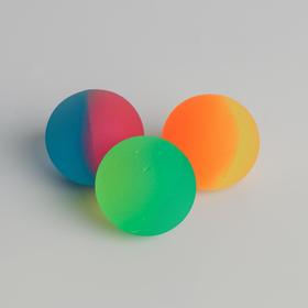 Мяч каучуковый «Перелив», 4,3 см, цвета МИКС (50 шт)