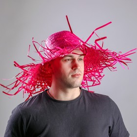 Карнавальная шляпа «Солома», цвет розовый