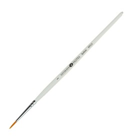 Кисть ЗХК «Невская палитра» № 1, синтетика, круглая, короткая ручка, d=1.4 мм