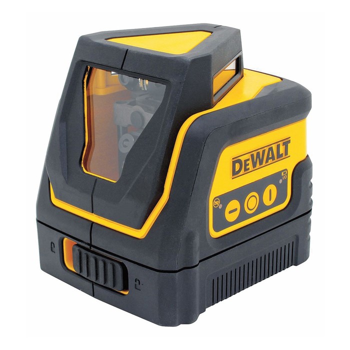 Нивелир лазерный DeWalt DW 0811, 2 луча (1 360°),  30 м, ±4°, 0.4 мм/м, кейс