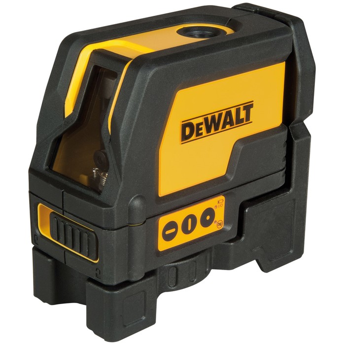 Нивелир лазерный DeWalt DW 0822, 2 луча, отвес, 50 м, ±4°, 0.2 мм/м, кейс